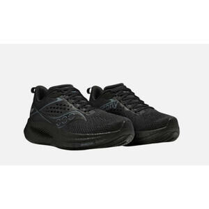 Saucony Ride 17 'Triple Black' Mens Running Shoes S20924 101 Size 12 Medium